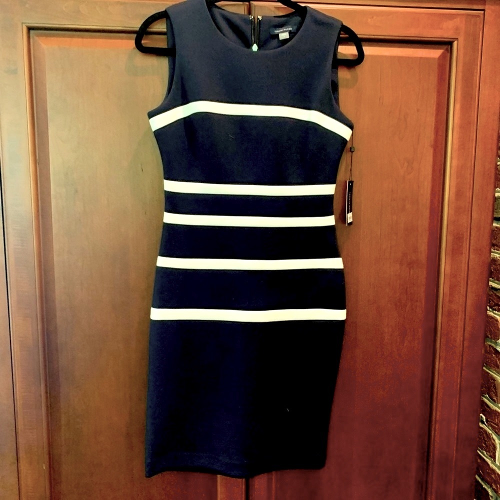 Tommy Hilfiger NWT Navy /white striped dress